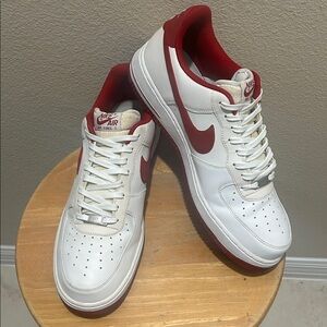 Nike Air Force 1 White Gym Red 488298-156